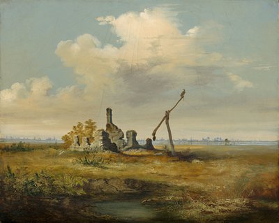Ruins of Čárda by Vojtech Klimkovič
